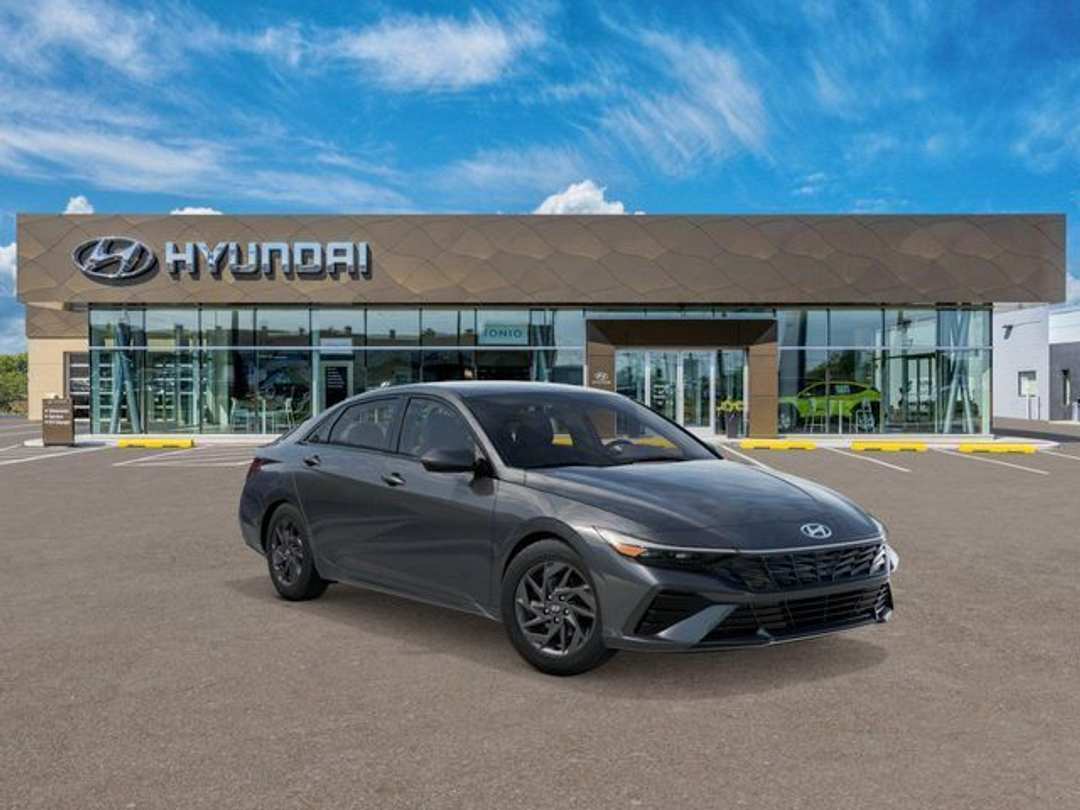 2026 Hyundai Elantra Hybrid Blue - Image 2