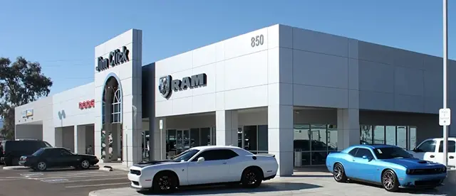 Jim Click Chrysler Dodge Ram dealership exterior