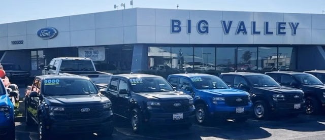 Big Valley Ford dealership exterior