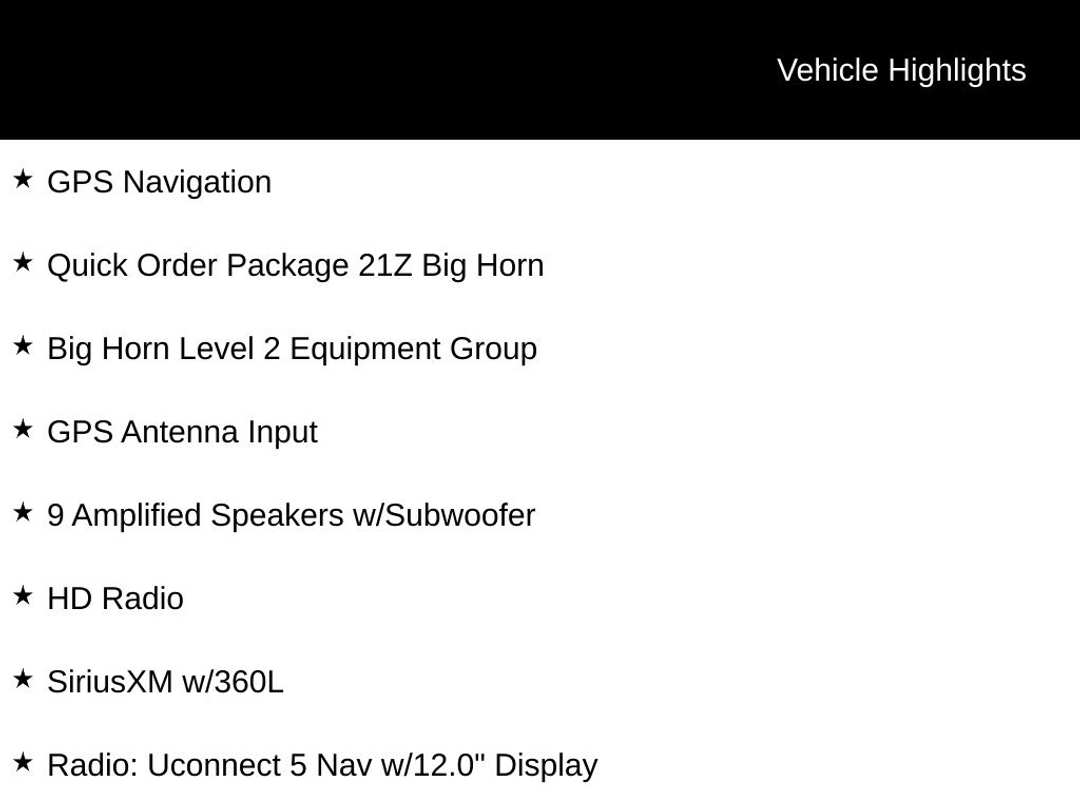 2025 Ram 1500 Big Horn/Lone Star - Image 2