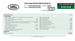 2024 Land Rover Range Rover SE